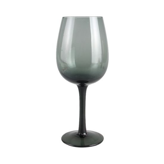 แก้วไวน์ขาว KASSA HOME Y126-FW032-Grey ขนาด 20.5 x 7 x 7.5 ซม. สีเทา ปลอดภัยสำหรับใส่อาหารทั่วไป ทำความสะอาดง่าย
