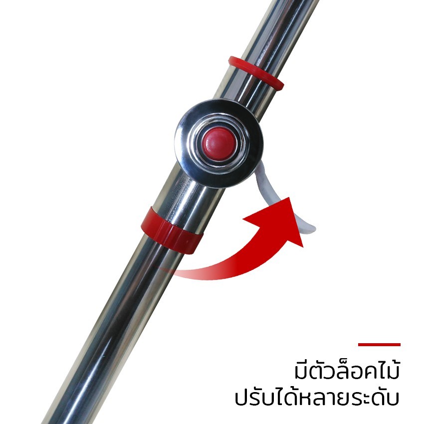 (Bo Yi Mei) Mop ไม้ถูพื้น ไม้ถู ไม้ม็อบ ไม้ม็อบถูพื้น ผ้าม็อบ อุปกรณ์ทำความสะอาด ไม้ถูพื้นสแตนเลส ไม้ถูพื้นแบบถังปั่น