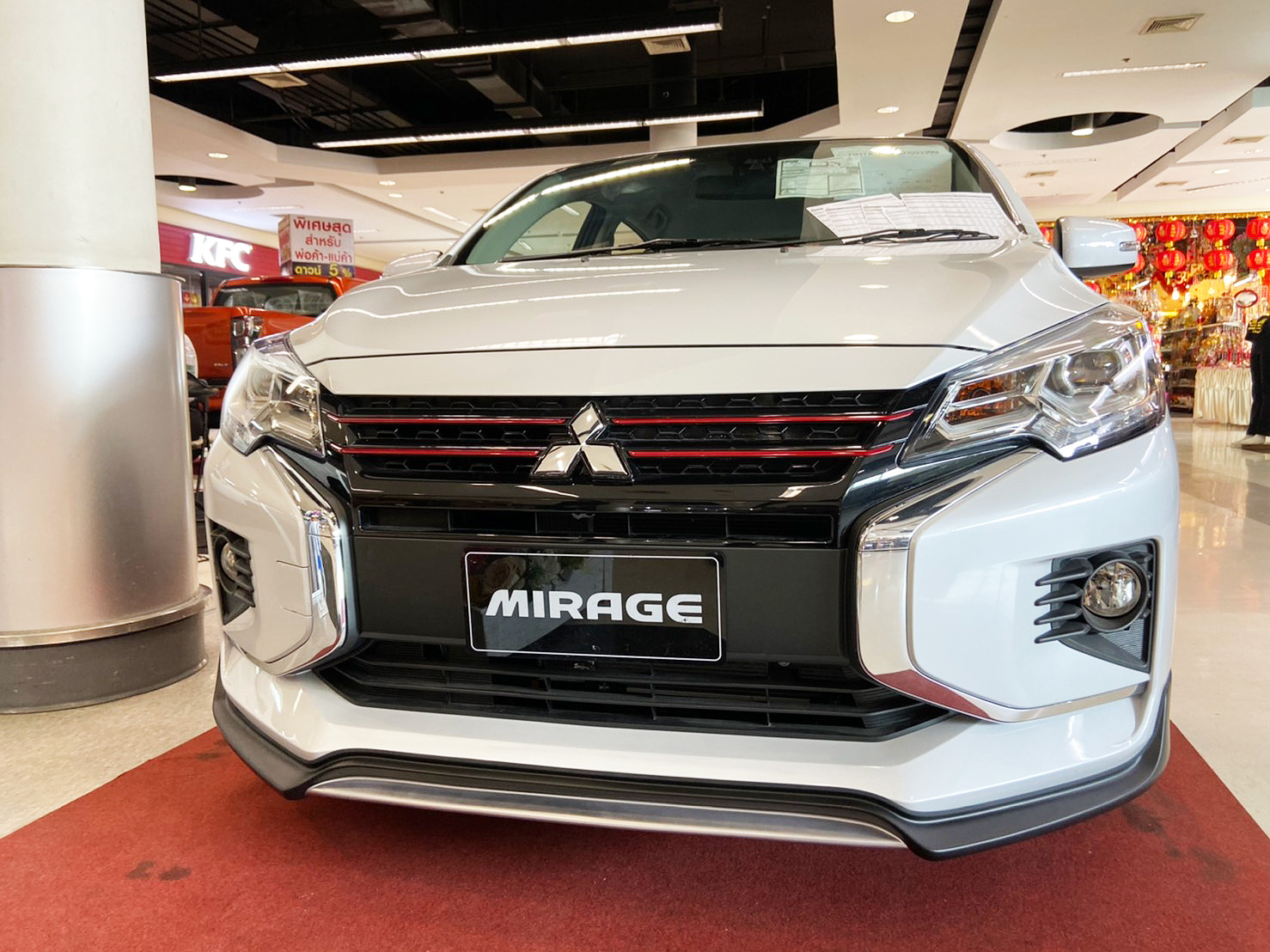 ชุดแต่งรถ สเกิร์ต-สปอยเลอร์ New Mitsubishi Mirage 2020 ทรง SR-Limited By OSR