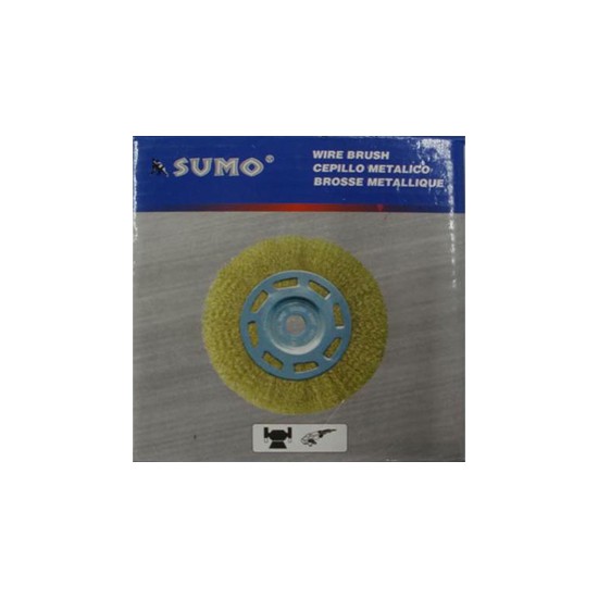เครื่องมือช่าง สว่าน ดอกสว่าน แปรงลวดกลมSUMO 4" SUMO 4" WIRE WHEEL