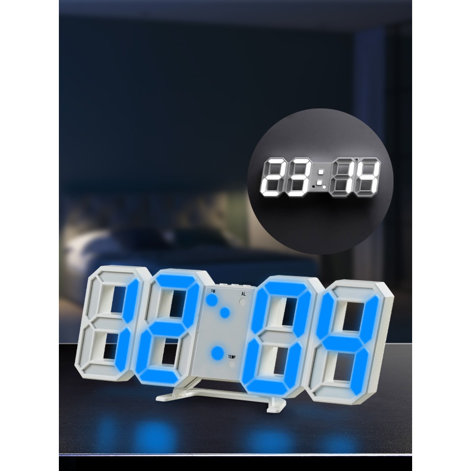!!สินค้าขายดี!! นาฬิกาปลุกดิจิตอล LED พร้อมโหมดกลางคืน LED Digital Clock