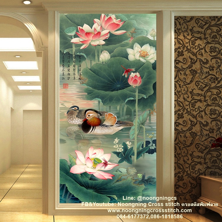 เรือสำเภาค้าขาย ครอสติสคริสตัล Diamond painting โมเสก ภาพติดเพชร งานฝีมือทำที่บ้าน DIY