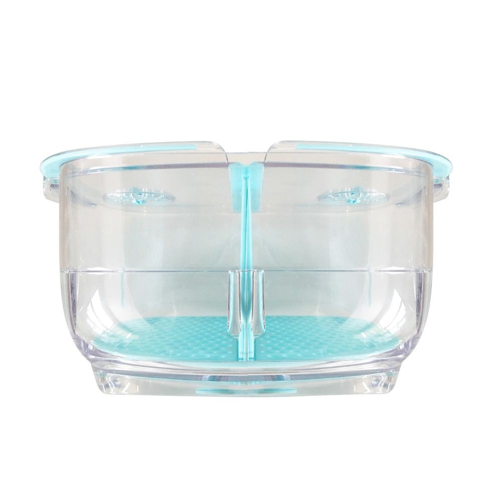 กล่องจัดเก็บในตู้เย็น DUO FRESH KEEPER สีฟ้า DUO FRESH KEEPER BLUE