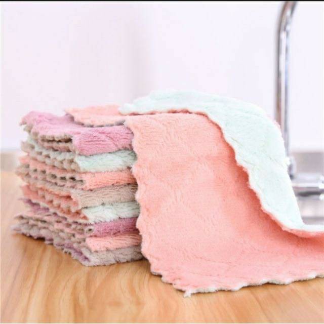 📌 ผ้าอเนกประสงค์ ***ผ้าขี้ริ้ว*** ผ้าเช็ดโต๊ะ ผ้าเช็ดจาน ผ้าเช็ดทำความสะอาด #P0123