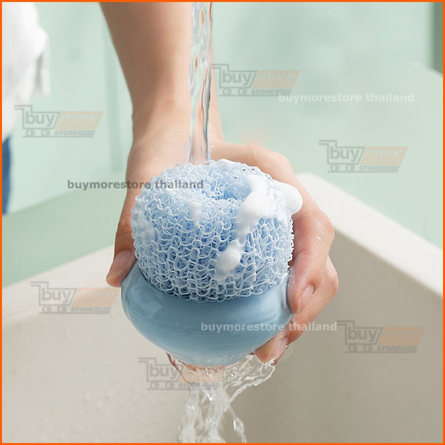 ฝอยขัดหม้อ ฝอยไนล่อน นาโนไฟเบอร์ ไม่ทำลายผิวภาชนะ ใยขัดหม้อ ที่ขัดหม้อ อุปกรณ์ทำความสะอาด สก๊อตไบร์ท มีด้ามจับ