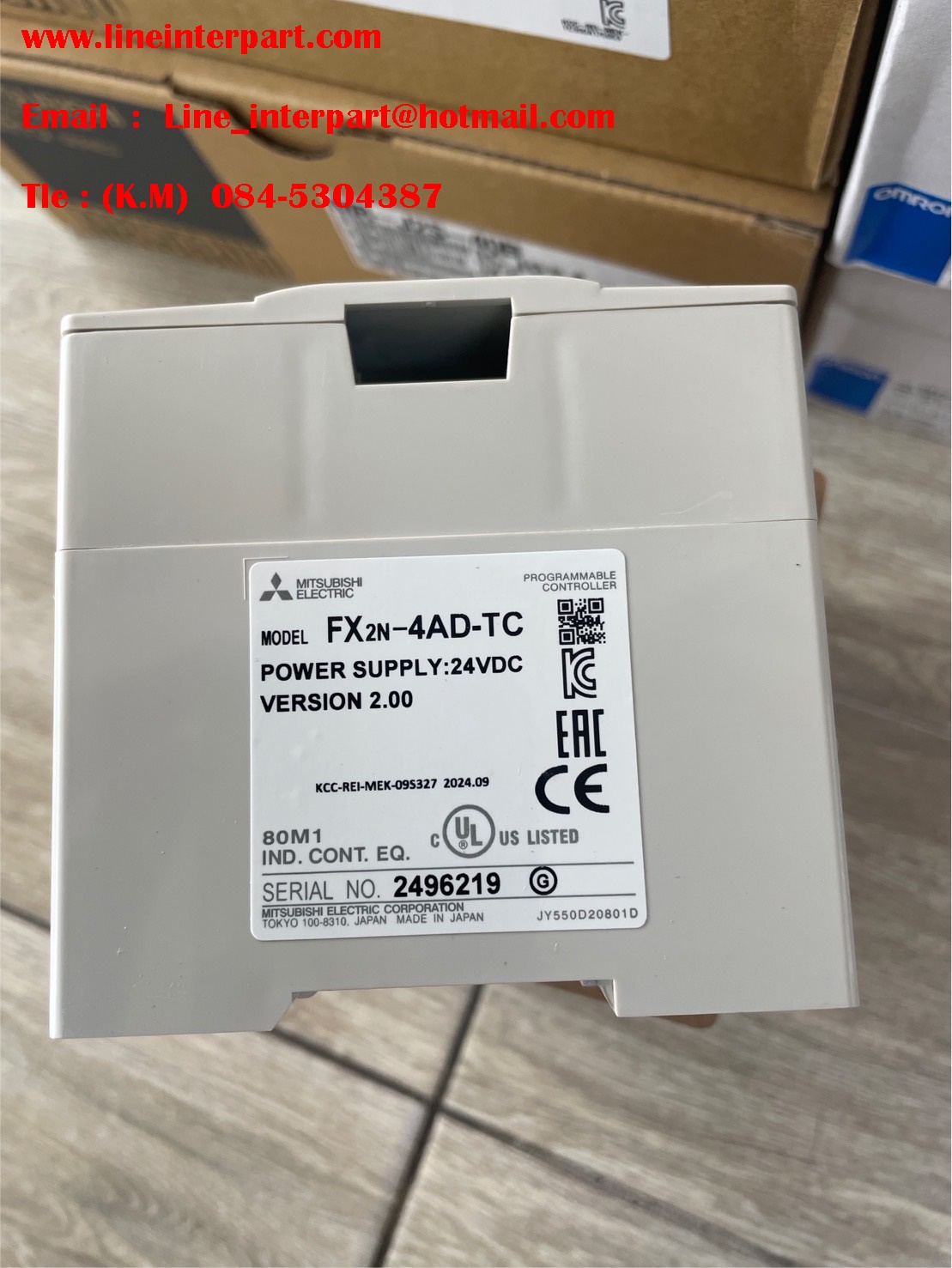 ขาย FX2N-4AD-TC