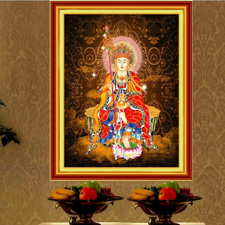 ดอกแมกโลเนีย ครอสติสคริสตัล Diamond painting โมเสก ภาพติดเพชร งานฝีมือ DIY