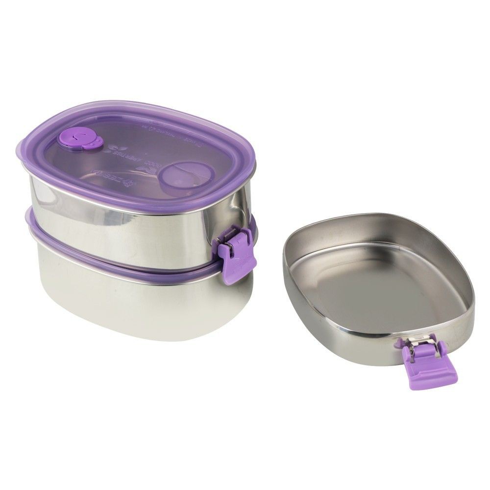 ชุดกล่องถนอมอาหาร ZEBRA SMART LOCK II 2ชิ้น/ชุด FOOD STORAGE CONTAINER ZEBRA SMART LOCK II 2PCS/SET