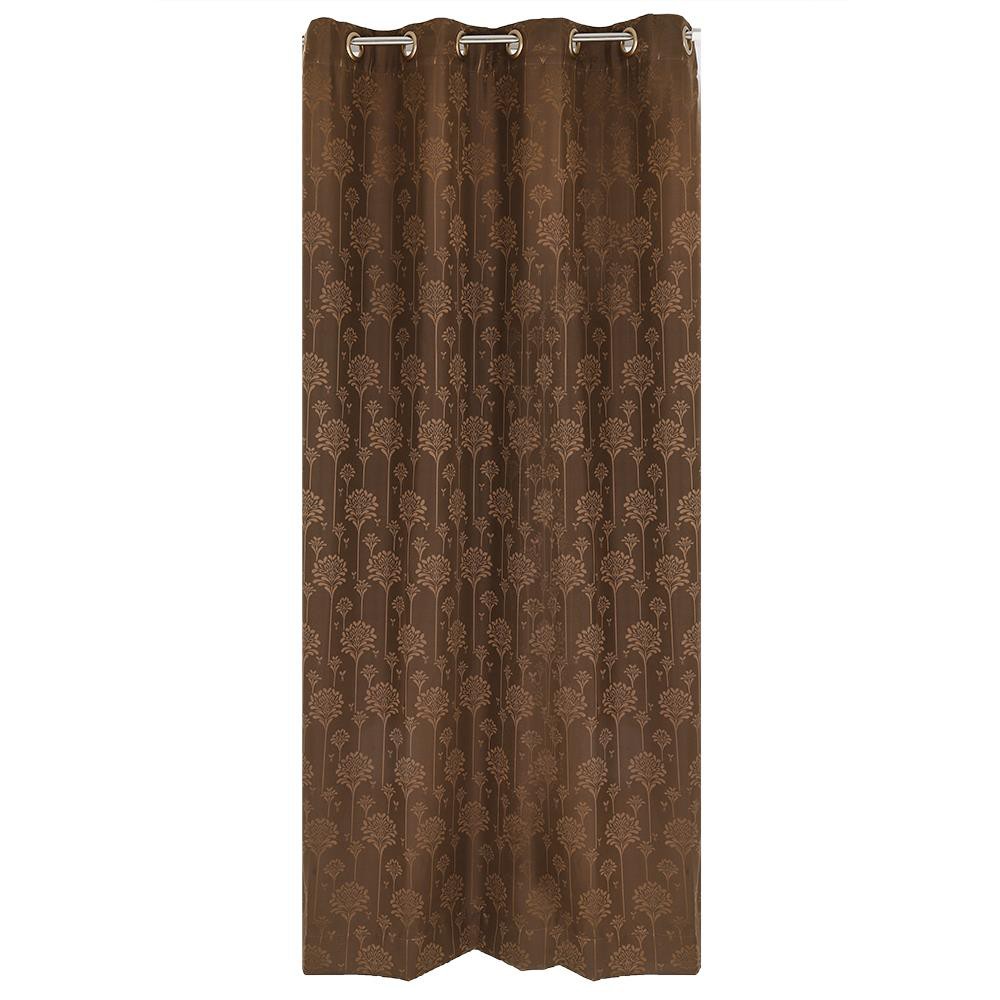 ผ้าม่าน EYELET CHILD FREEDOM STYLE KRIS UV 140x220 ซม. สีน้ำตาล ผ้าม่านประตู CURTAIN ผ้าม่านและมู่ลี่