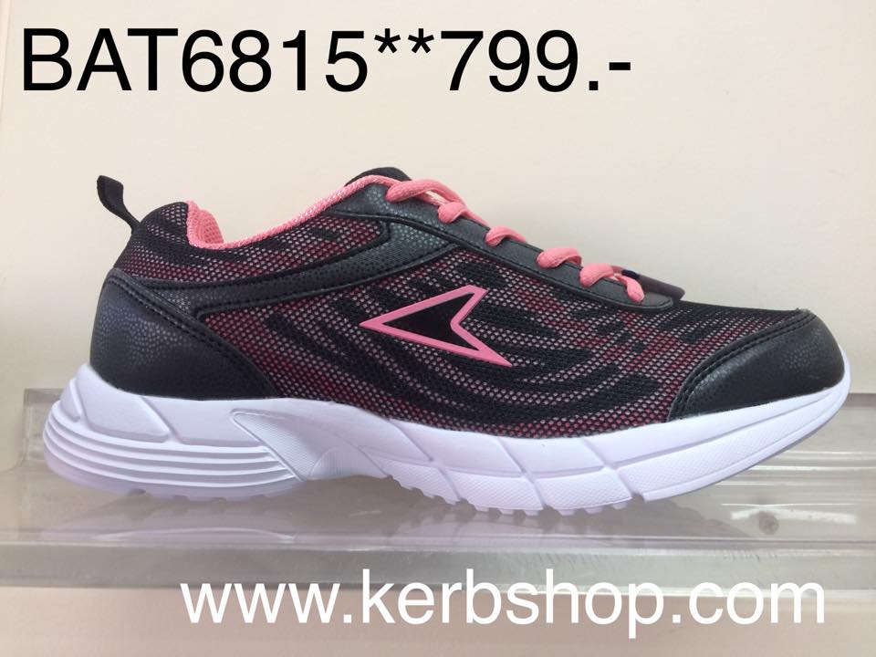 BATA รองเท้ากีฬาผู้หญิง สีดำชมพู รหัส BAT6815 เบอร์ 36-41