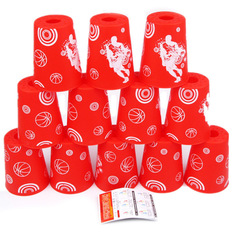 แก้วYJหลายสีแดง