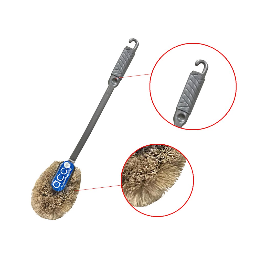 แปรงกากมะพร้าวล้างสุขภัณฑ์ HC/ACCO 755GY ผลิตภัณฑ์และของใช้ภายในบ้าน แปรงทำความสะอาด