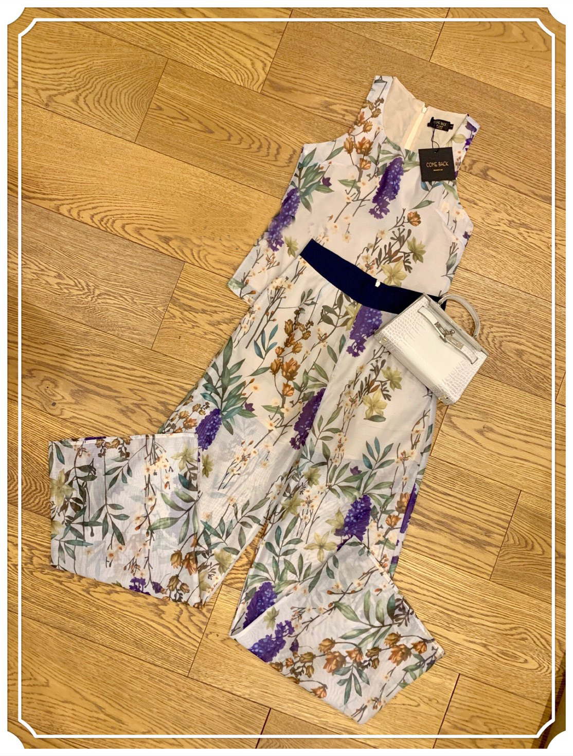 PS0029 ชุดเซ็ทลายดอก ชุดเซตออกงาน ชุดไปเที่ยว ชุดออกงาน ชุดทำงาน