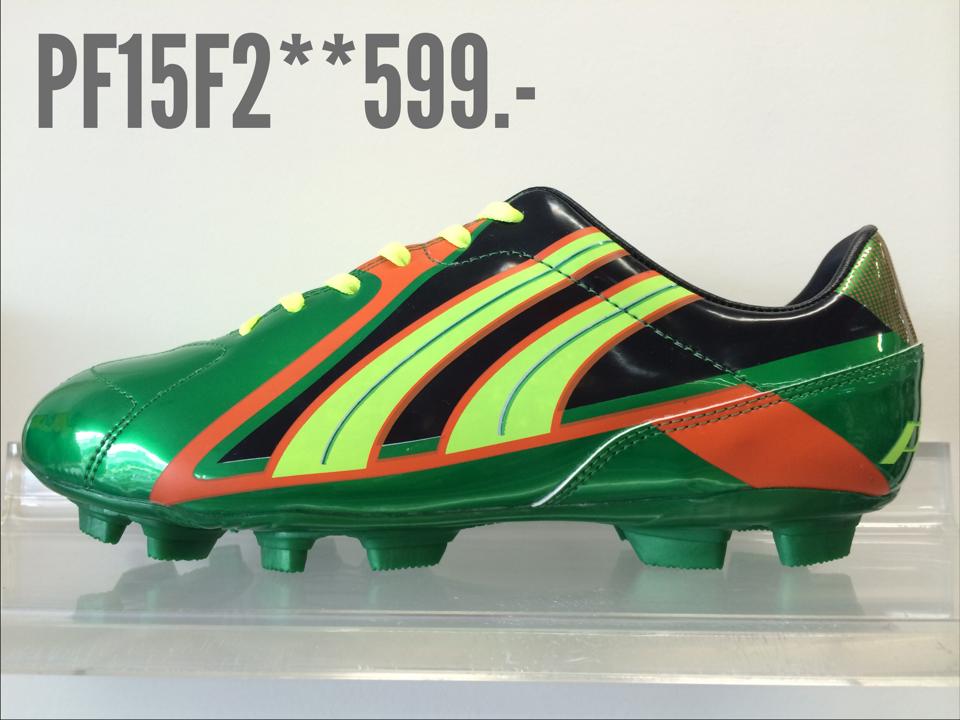 PAN รองเท้าสตั้ดฟุตบอล รหัส PF15F2 สีเขียวส้ม เบอร์ 39-44