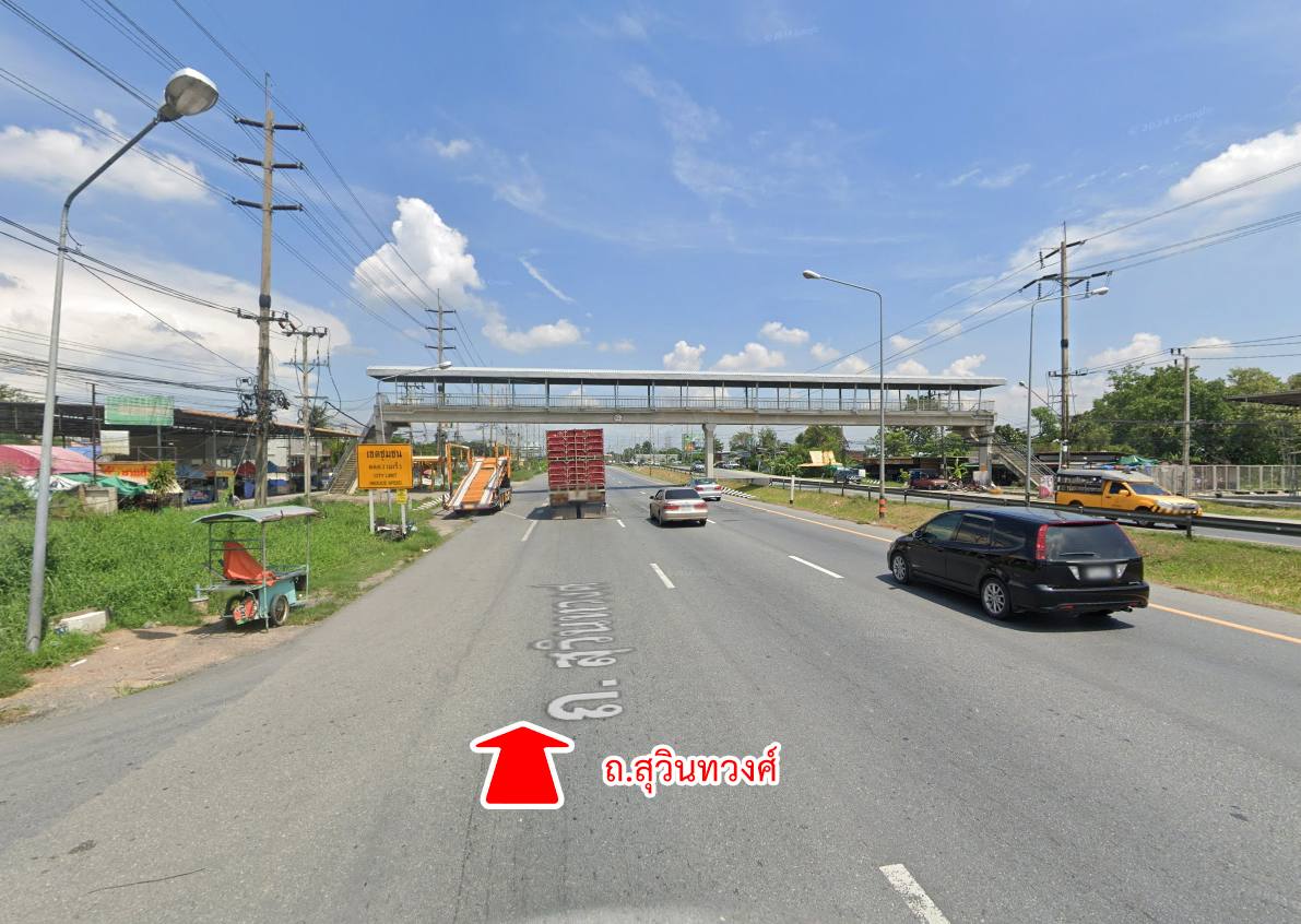 60622-ขายที่ดินราคาถูก ถนนสุวินทวงศ์ มีนบุรี กรุงเทพ