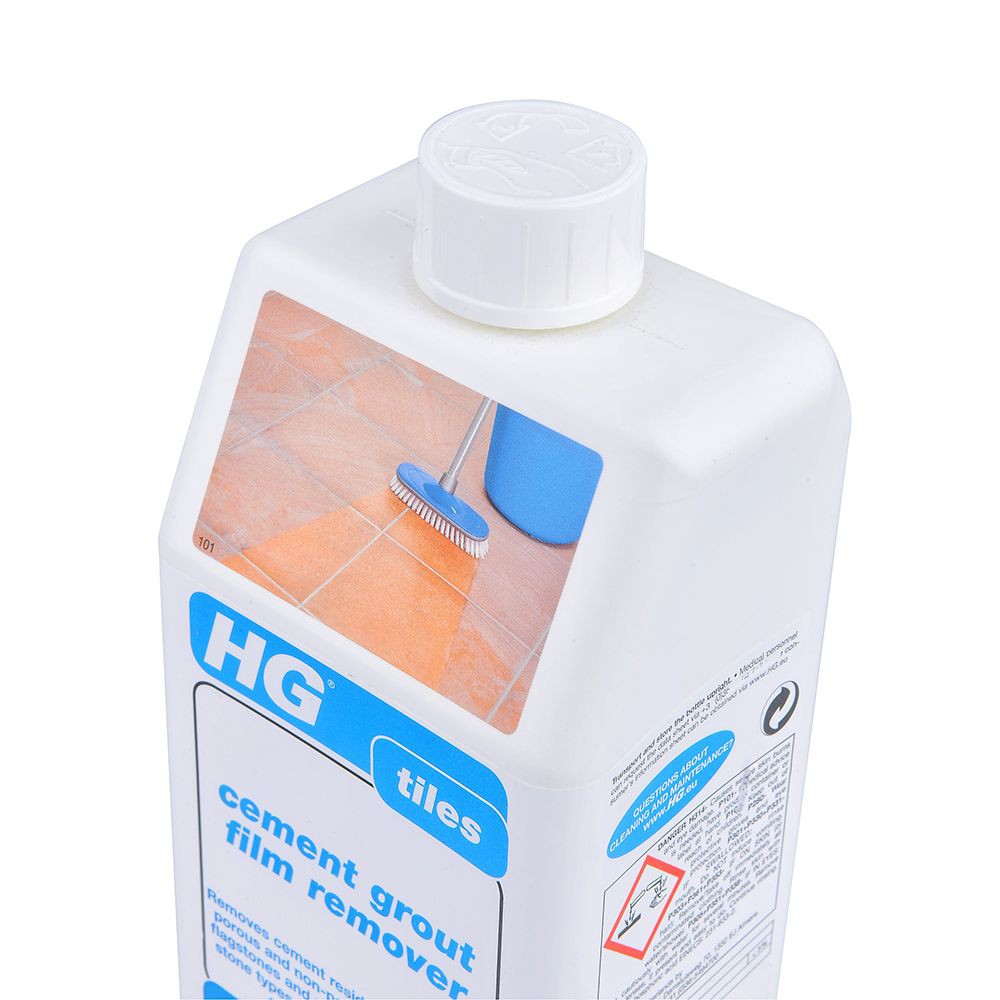 น้ำยาขจัดคราบยาแนวพื้นกระเบื้อง HG 1 มล. SUPER REMOVER NATURAL STONE 1L HG