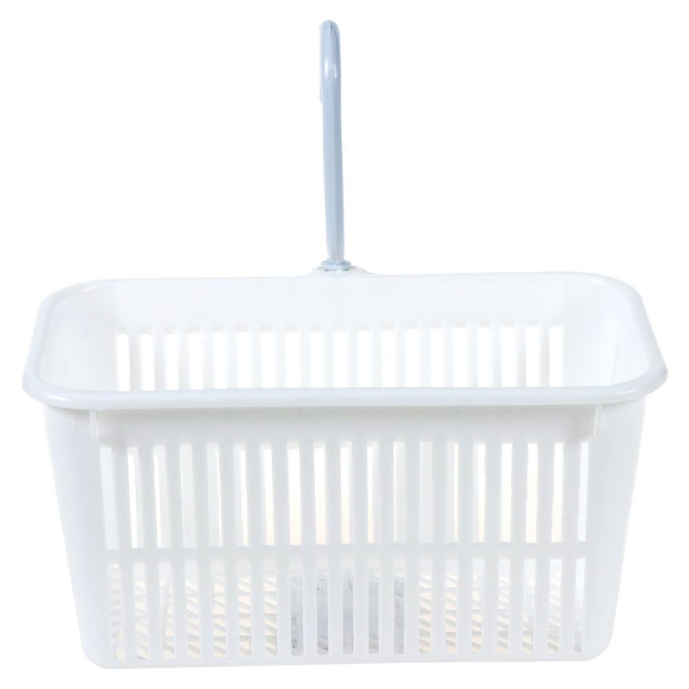 ตะแกรงใส่ของมีขอแขวนเหลี่ยม JCJ 1130 สีขาว BASKET SQUARE WITH HOOK JCJ 1130 WHITE
