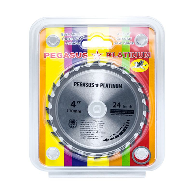 ใบเลื่อยวงเดือน 24T VR รุ่น VR91026 ขนาด 4 นิ้ว สีเงิน เหมาะกับงานไม้เนื้ออ่อน แผ่นไม้อัดแกนจริง