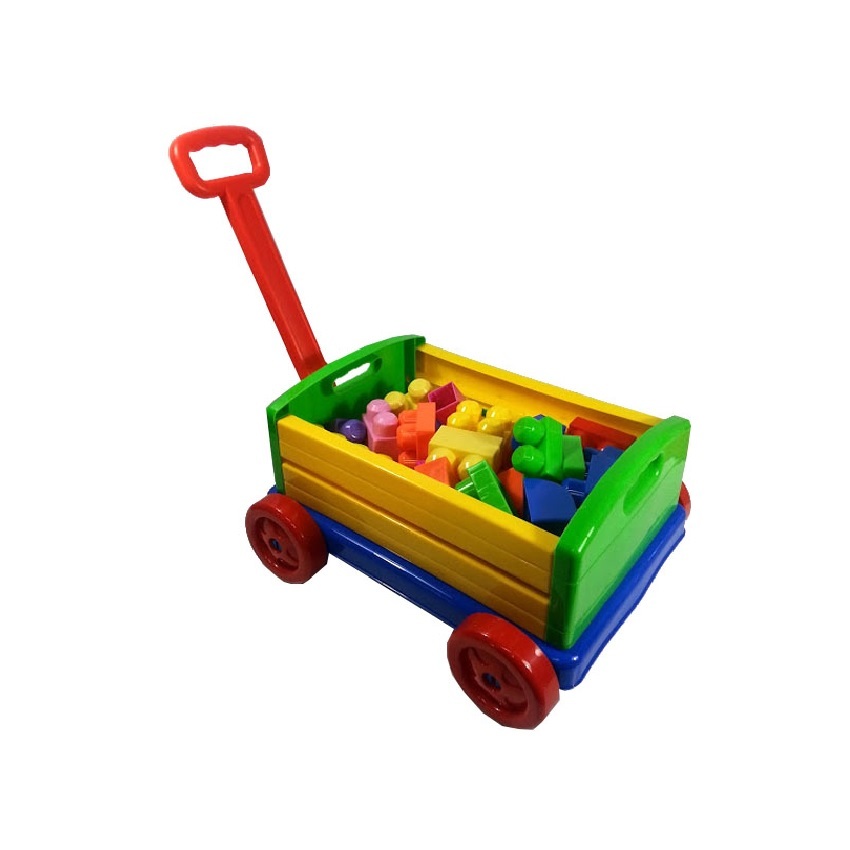 รถลากบล๊อคต่อ ชิ้นใหญ่มาก 30ชิ้น