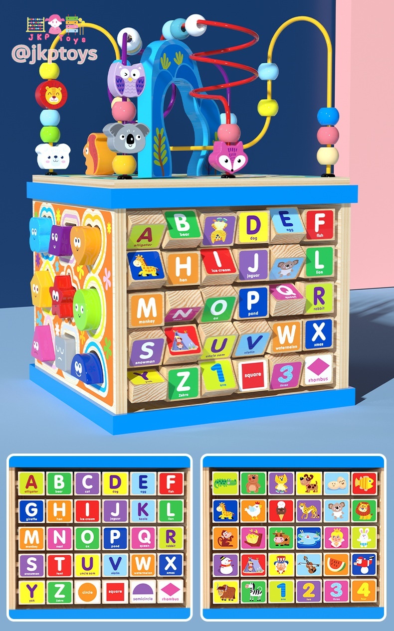 กล่องกิจกรรมไม้ 5 ด้าน