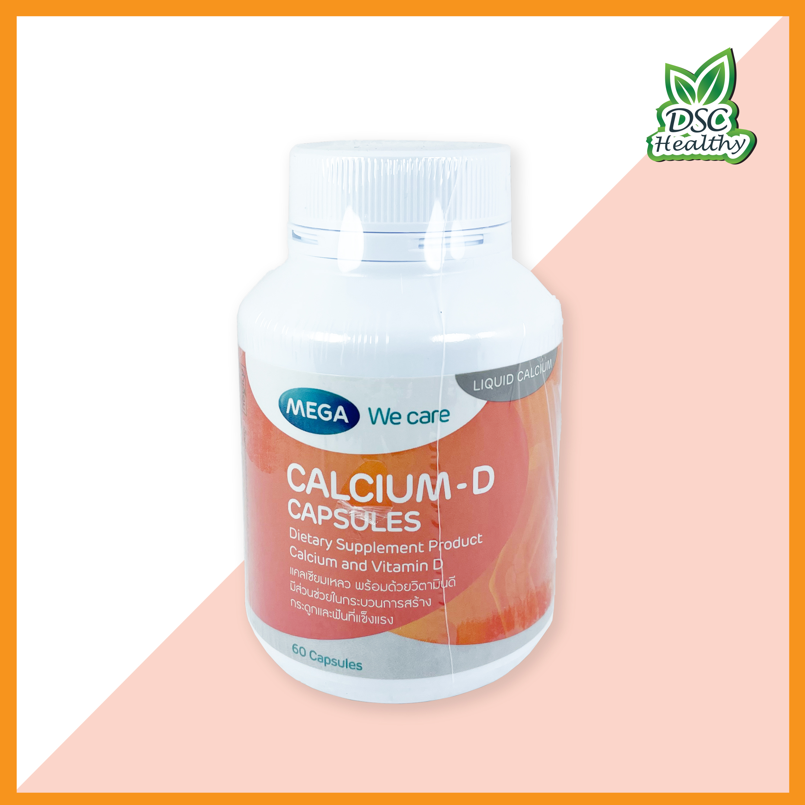 MEGA We care CALCIUM-D CAPSULES 60 Capsules