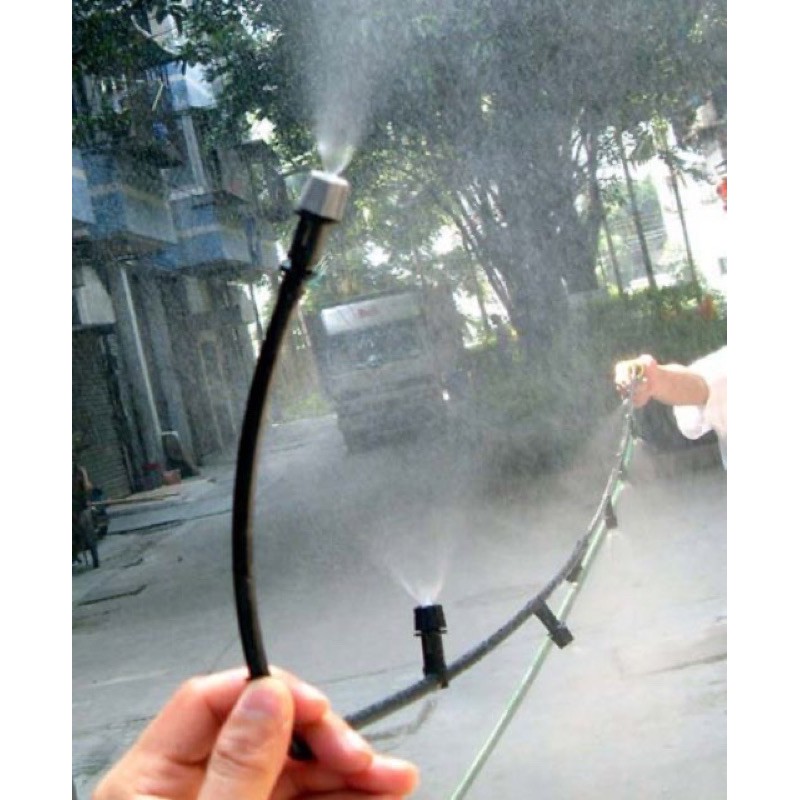 ชุดหัวพ่นหมอกพ่นละอองน้ำแรงดันต่ำ (สาย15เมตร+หัว30หัว)