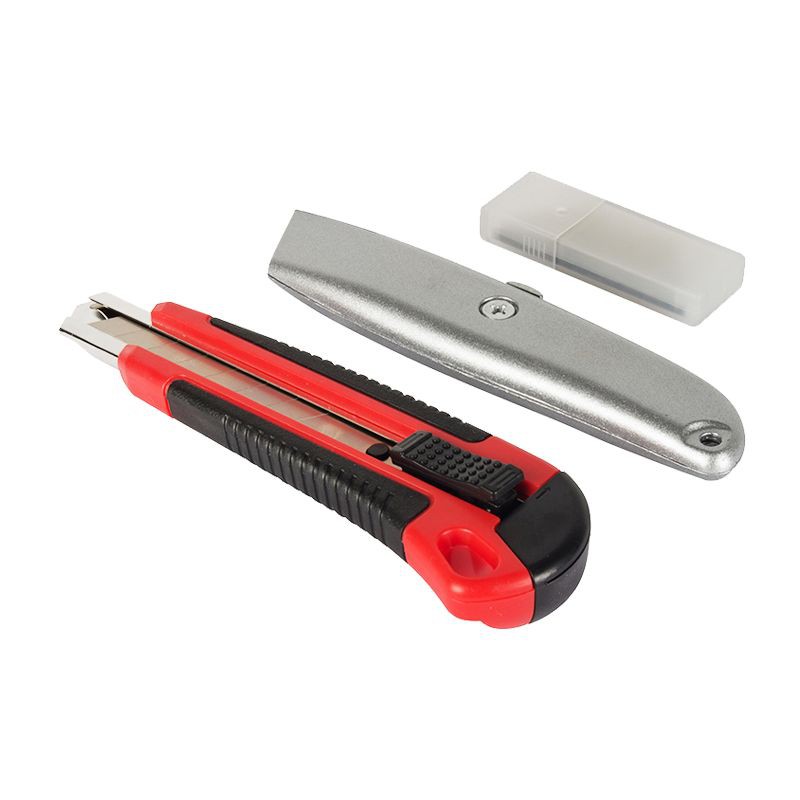 HANDI ชุดคัดเตอร์ รุ่น 1949 ขนาด 16.5 x 6 x 4 ซม. (ชุด 3 ชิ้น) สีแดง - ดำ สำหรับงานช่าง