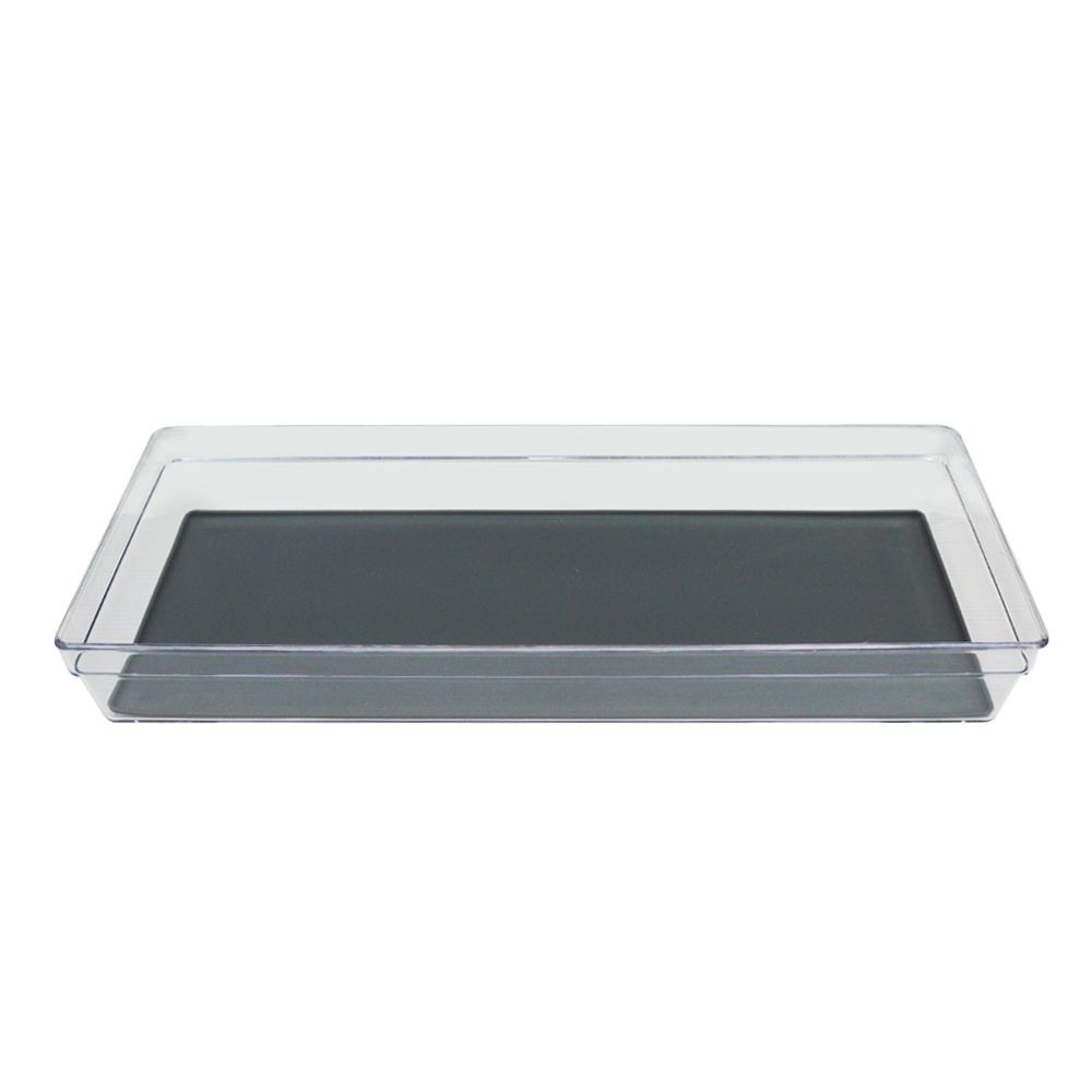 ถาดใส่อุปกรณ์ MICRONWARE 2816 1 ช่อง KITCHEN UTENSIL TRAY MICRONWARE 2816 1HOLE CLEAR