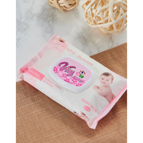 !!สินค้าขายดี!! VIVY ผ้าเช็ดทำความสะอาดสูตรอ่อนโยน ทิชชู่เปียก Baby Wipe