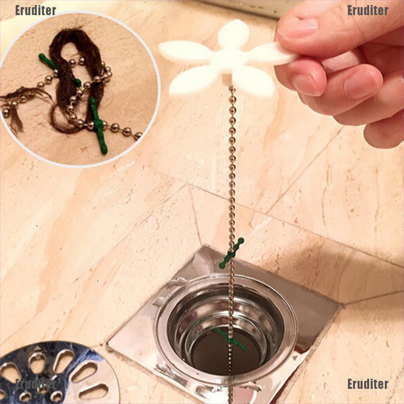 สายโซ่กรองเส้นผม อุปกรณ์ทําความสะอาดท่อระบายน้ำ