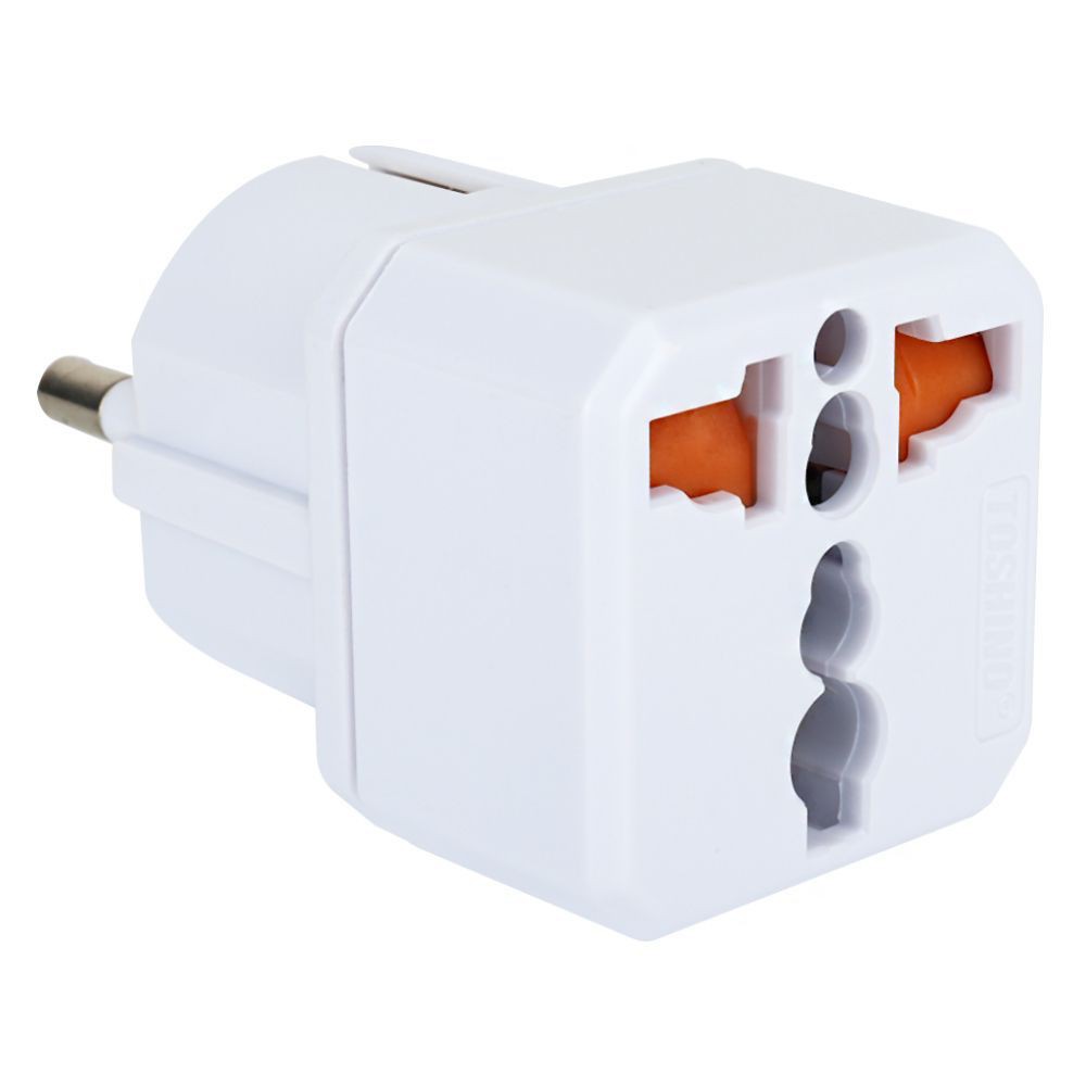 ปลั๊กแปลงกลม TOSHINO EA 3500 วัตต์ UNIVERSAL ADAPTER ROUND PIN TOSHINO EA 3500W