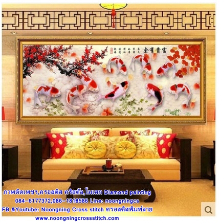 ชายอุ้มแพะครอสติสคริสตัล Diamond painting โมเสก ภาพติดเพชร งานฝีมือ DIY