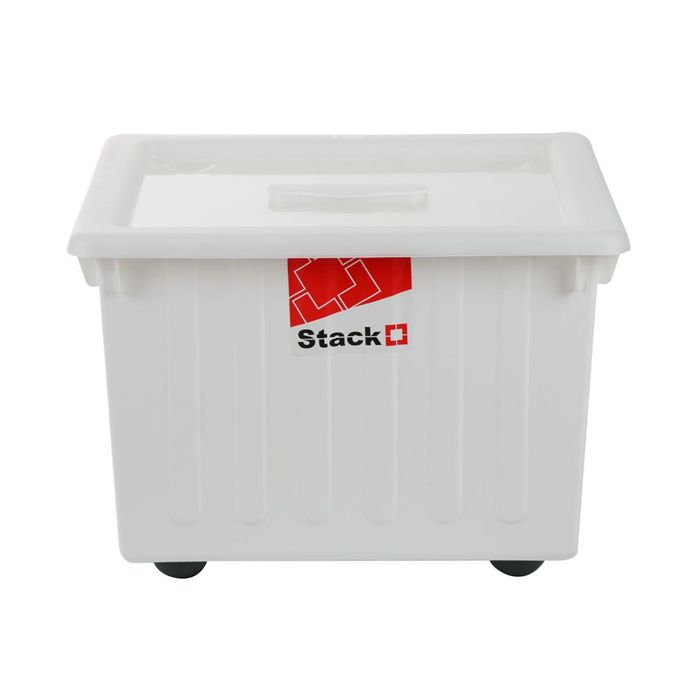 กล่องเก็บของ STACKO FRESHY 28.5ลิตร สีขาว