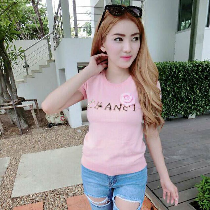 TP0018 เสื้อผ้าแฟชั่น เสื้อผ้าเกาหลี เสื้อผ้าแฟชั่นเกาหลี เสื้อเกาหลี เสื้อแฟชั่น เสื้อแขนสั้น