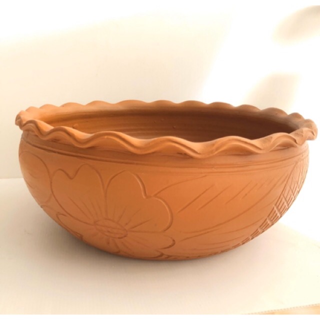 อ่างดินเผา ขนาด 16 นิ้ว