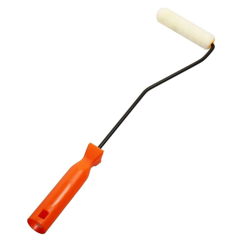 ลูกกลิ้งทาสีขนแกะพร้อมด้ามจับยาว FITT 4 นิ้ว อุปกรณ์ทาสีFITT 4" Paint Roller Long Pile