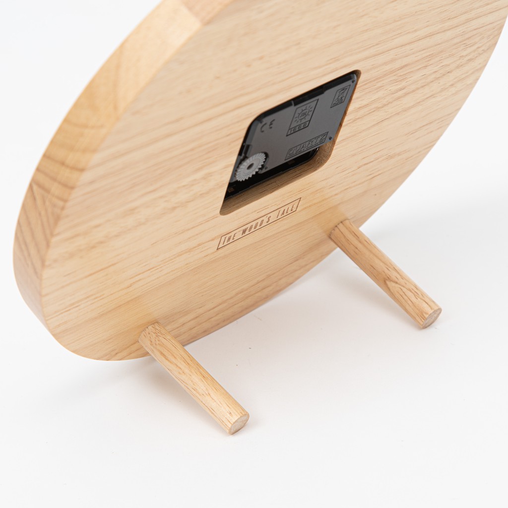 The Wood's Tale นาฬิกาแขวนผนัง นาฬิกาไม้ เดินเงียบ WALL CLOCK สำหรับแขวนผนังหรือตั้งโต๊ะ