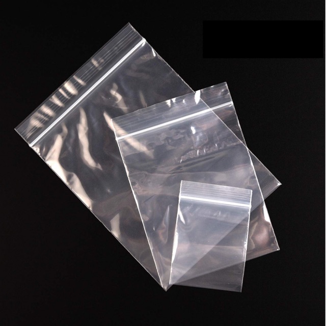 ถุงพลาสติกซิปล็อค เกรดA แพ็ค100ชิ้น มีหลายขนาด