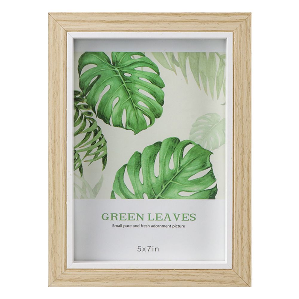 กรอบรูป HOME LIVING STYLE LEAF 5X7 นิ้ว สีเบจ กรอบรูป