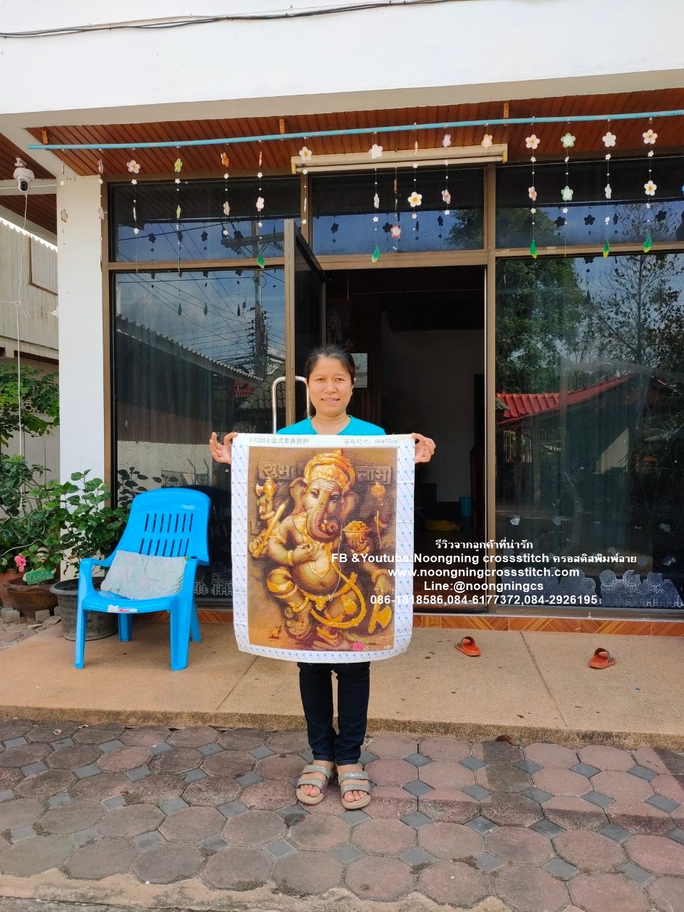 ปลากัด สวยงาม ครอสติสคริสตัล Diamond painting โมเสก ภาพติดเพชร งานฝีมือทำที่บ้าน DIY