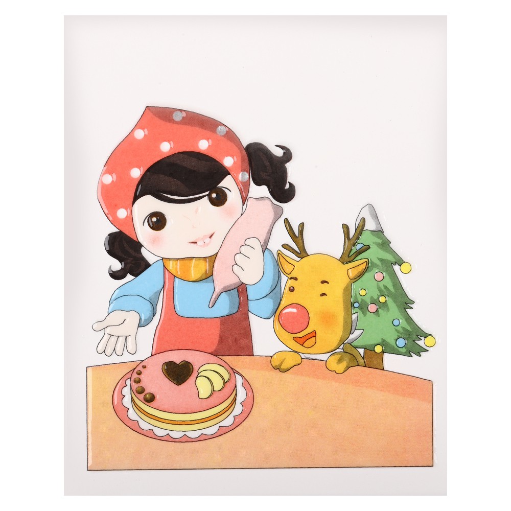 กระเบื้องผนังชุดครัว 8X10 นิ้ว ภาพลูกครัว 6 ชิ้นWALL TILE 8X10 ARTE LUKKRUA 6P