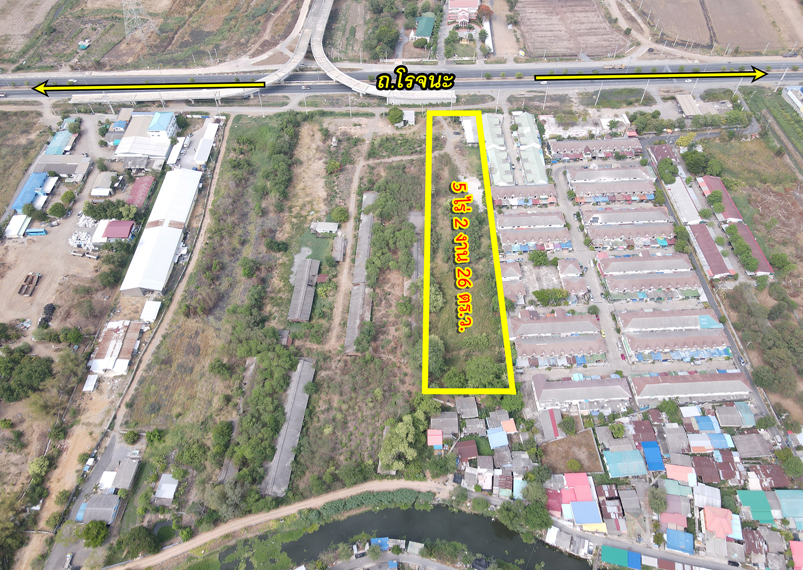 86306-ขายที่ดิน ถนนโรจนะ ต.ลำตาเสา อ.วังน้อย จ.พระนครศรีอยุธยา