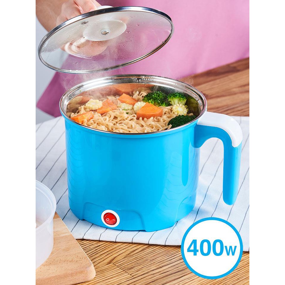 !!สินค้าขายดี!! หม้อต้มไฟฟ้า พร้อมซึ้งนึ่ง หม้อไฟฟ้าอเนกประสงค์ Electric Pot