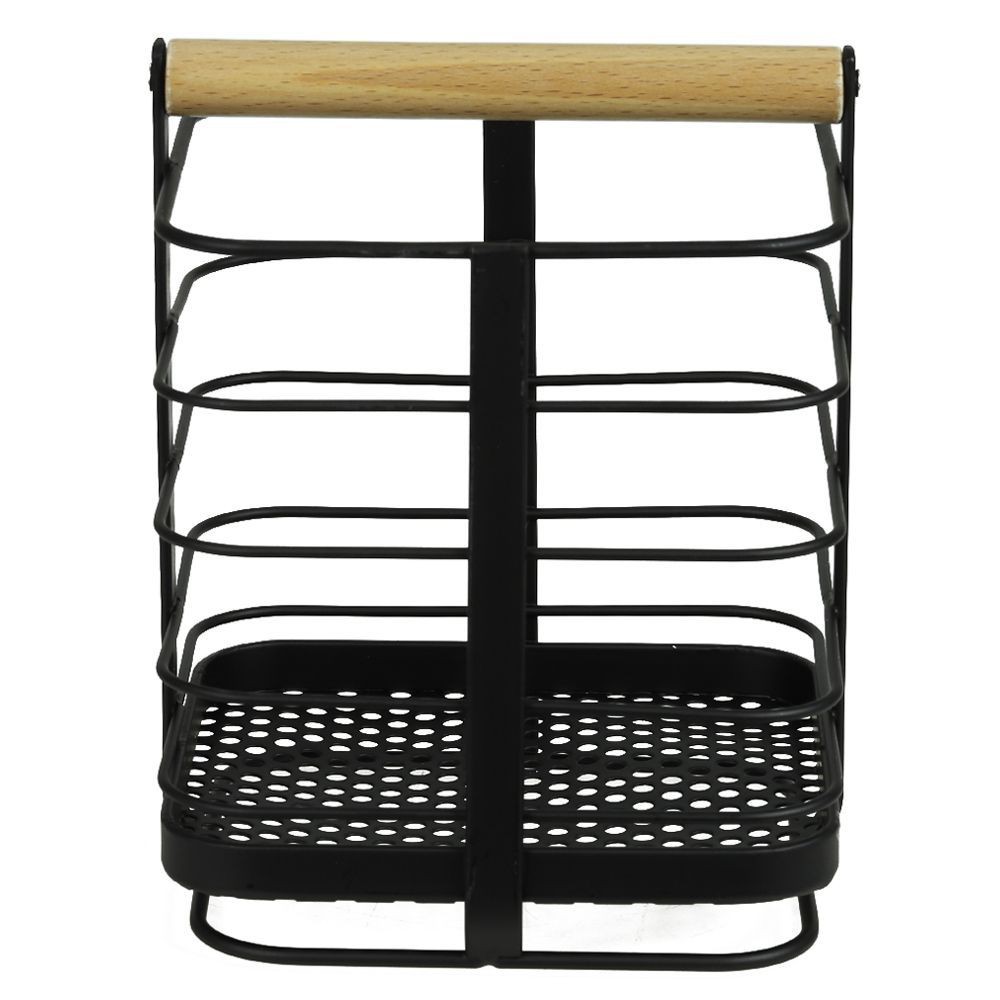 ที่ใส่อุปกรณ์ในครัว KECH HUG YS-10363P สีดำ UTENSIL HOLDER 1SQUARE HUG YS-10363P BLK