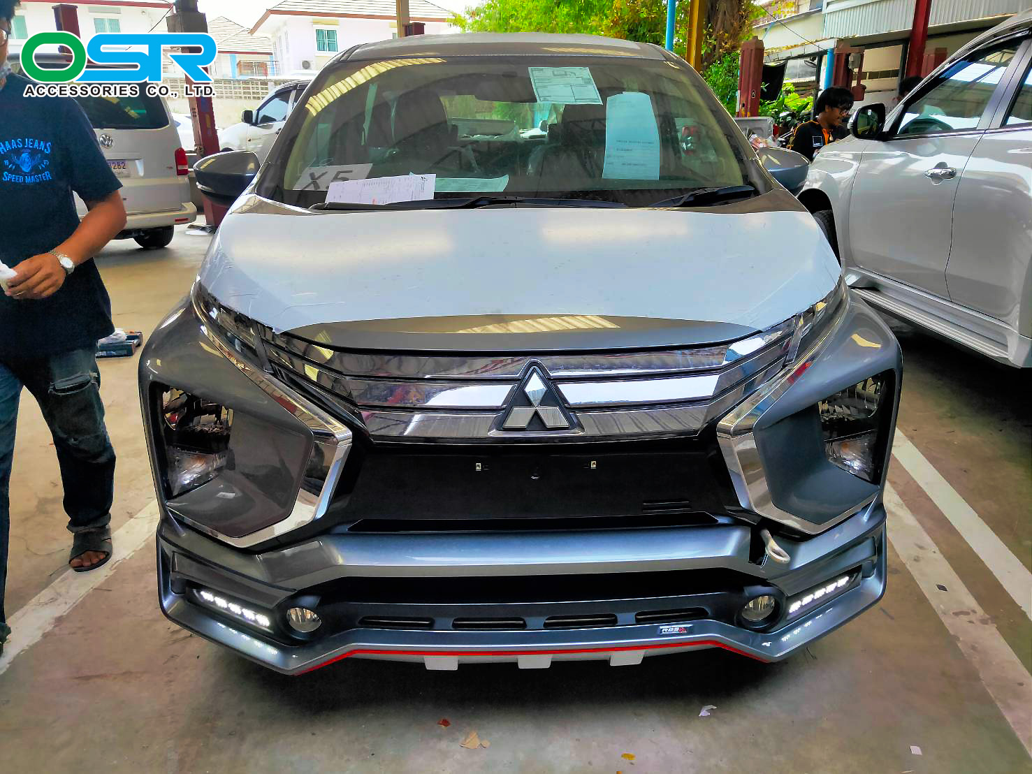 ชุดแต่งรถ-สเกิร์ต-อุปกรณ์แต่งรถ Mitsubishi Xpander ทรง IDEO By OSR