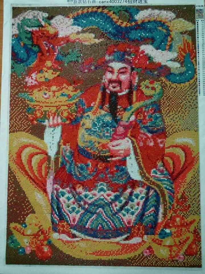 พระแม่ลักษมี:เทวีแห่งความมั่งคั่งร่ำรวย และความรักที่บริบูรณ์ ครอสติสคริสตัล Diamond painting โมเสก ภาพติดเพชร งานฝีมือทำที่บ้าน DIY