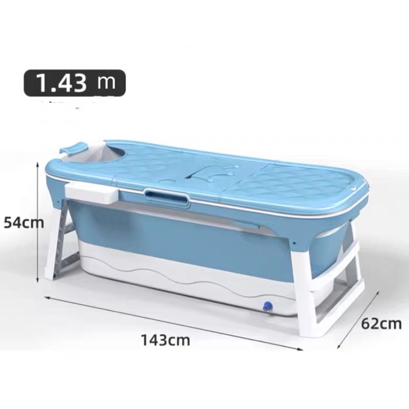 อ่างอาบน้ำพับเก็บได้ แช่ตัวผ่อนคลายสบายๆ ใช้งานสะดวก ประหยัดพื้นที่ มีให้เลือกถึง 2 สี