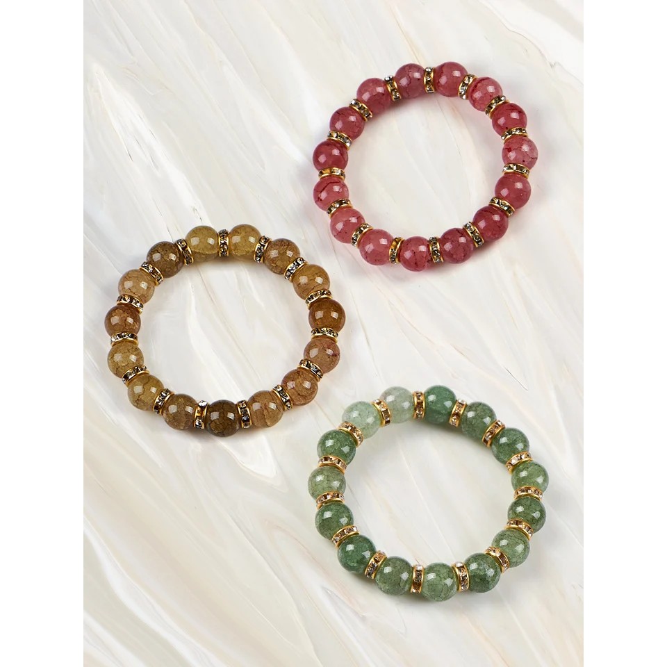 !!สินค้าขายดี!! กำไลข้อมือ กำไลข้อมือแฟชั่น กำไลข้อมือหิน Beads Stone Bracelet