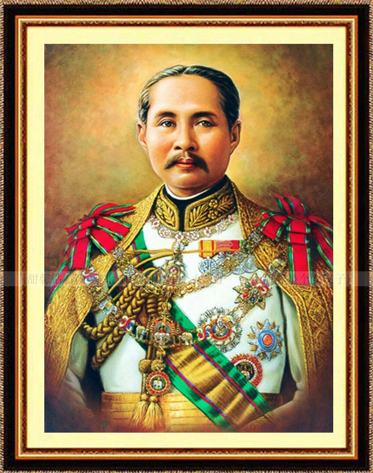 รัชกาลที่5 ครอสติสคริสตัล Diamond painting โมเสก ภาพติดเพชร งานฝีมือทำที่บ้าน DIY