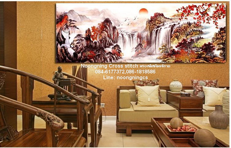 ผู้หญิง ชุดปักครอสติช พิมพ์ลาย ครอสติสจีน งานฝีมือ DIY